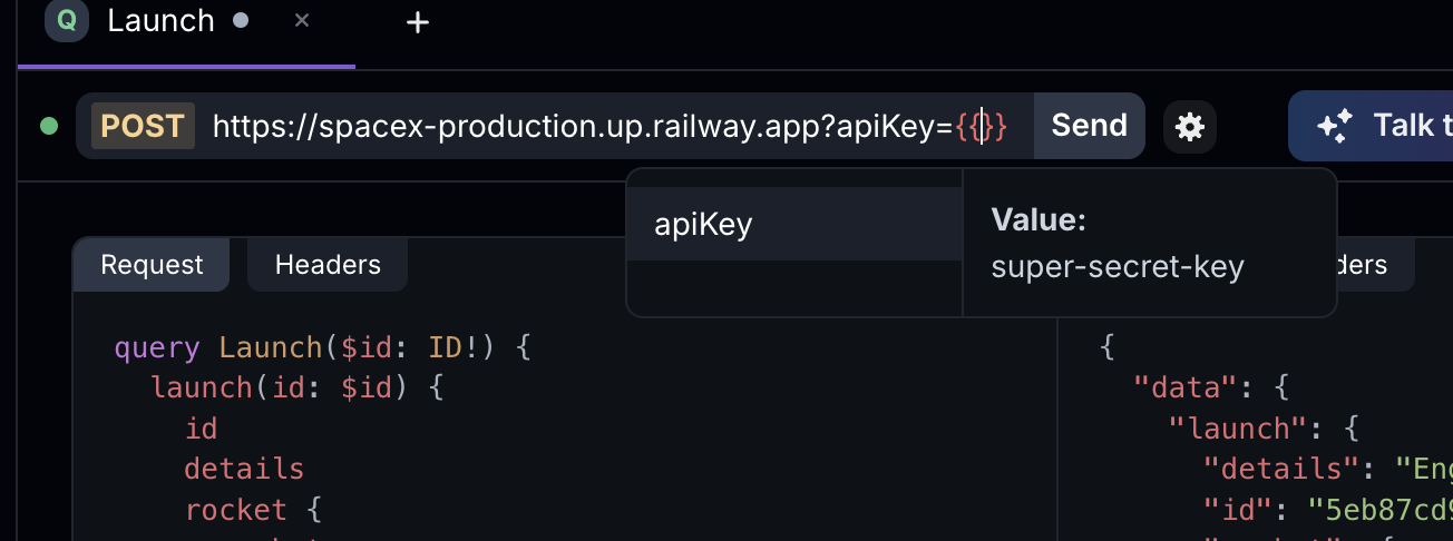 Use environment variables